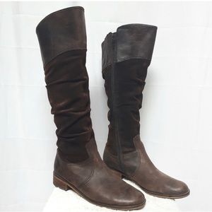 Gabor Brook Brown Riding Style Boots Size 8
